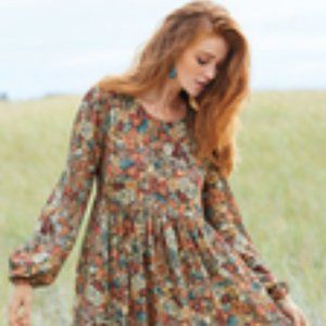 Peruvian Connection Vintage Blooms Dress
